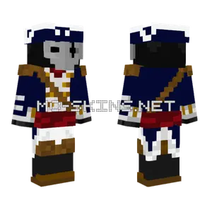 Dark Clown Manburg Minecraft skin