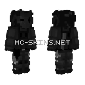 Dark Clown With Dark Mask Minecraft skin