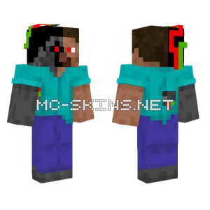 Dark Cyber Sniper Minecraft skin