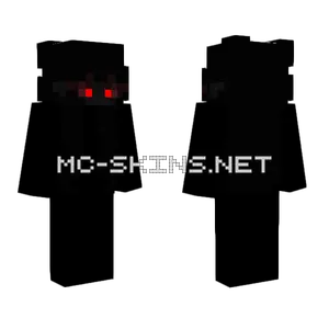 Dark Figure With Red Eyes Minecraft skin