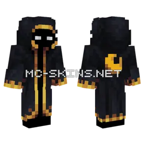 Dark Fire Mage Minecraft skin
