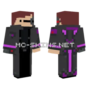 Dark Futuristic Boy Minecraft skin