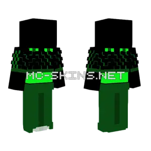 Dark Green Clothes Base Minecraft skin