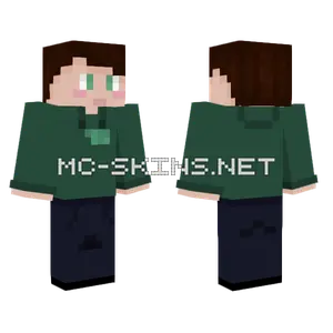 Dark Green Jacket Boy