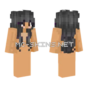 Dark Haired Girl Minecraft skin