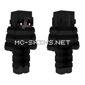 Dark Halloween Girl Minecraft skin