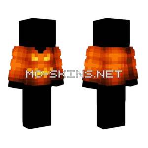 Dark Halloween Pumpkin Sweater Minecraft skin