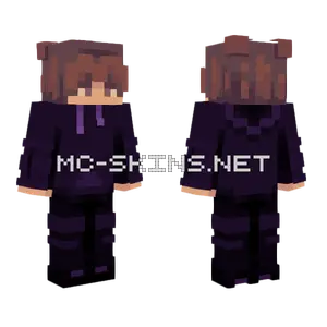 Dark Hoodie Boy Minecraft skin