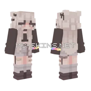 Dark Light Skin Minecraft skin