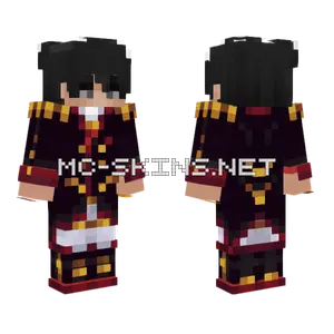 Dark Military Uniform Minecraft skin