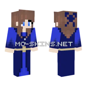 Dark Ocean Princess 2 Minecraft skin