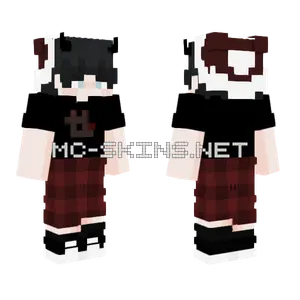 Dark Plaid Boy Minecraft skin