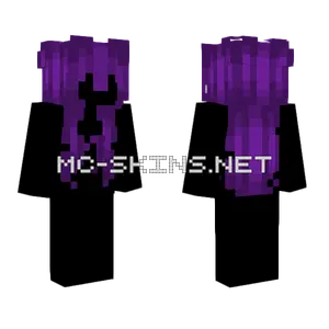 Dark Purple Hair Base Power Girl 89 Minecraft skin