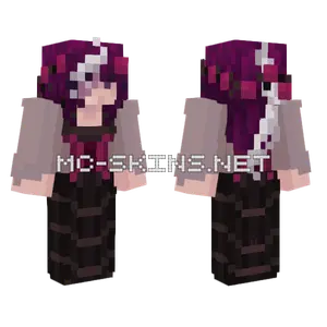Dark Purple Hooded Figure