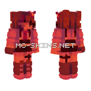 Dark Red Minecraft skin