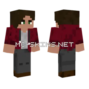 Dark Red Jacket Outfit