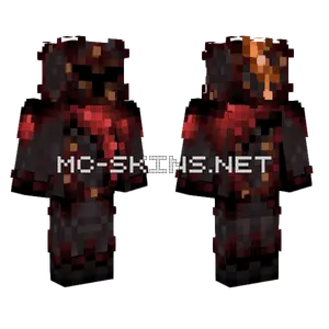Dark Red Knight Minecraft skin