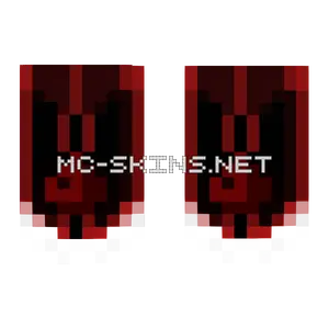 Dark Redstone Torch cape, outside and lining