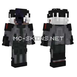 Dark Robot Warrior Minecraft skin