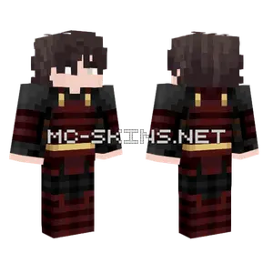 Dark Samurai Armor Minecraft skin