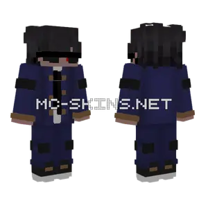 Dark School Uniform Boy Minecraft skin