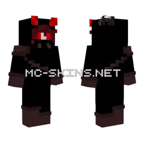 Dark Shadow Monster Minecraft skin