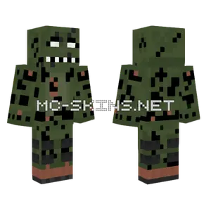 Dark Springtrap Minecraft skin