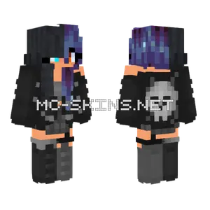 Dark Starry Knight Minecraft skin