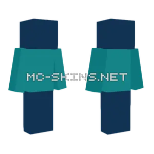 Dark Teal Outfit Minecraft skin