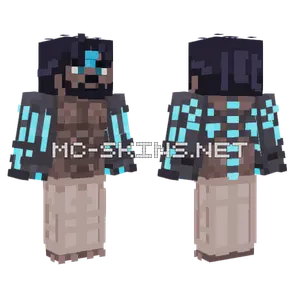 Dark Tech Warrior Minecraft skin