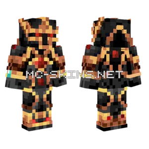 Darkknight Gold Minecraft skin