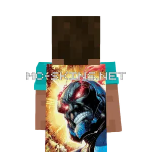 Darkseid cape, outside and lining