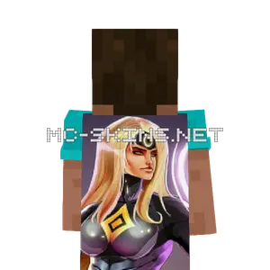 Darkstar cape, outside and lining
