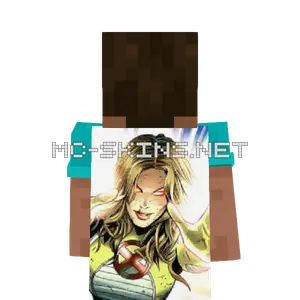 Dazzler cape, outside and lining