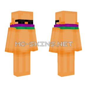 Ddfhg Orange Outfit Minecraft skin
