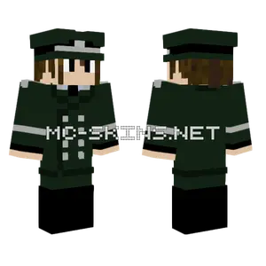 DDR Green Uniform Minecraft skin