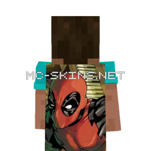 Deadpool cape, outside and lining