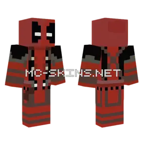 Deadpool Comics Minecraft skin