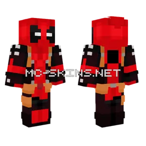 Deadpool Fighting Souls Minecraft skin