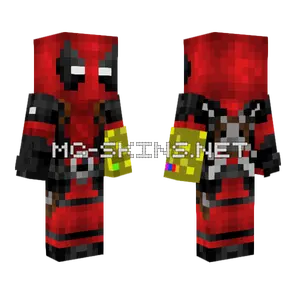 Deadpool Gauntlet Minecraft skin
