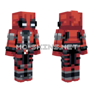 Deadpool Marvel Rivals Minecraft skin