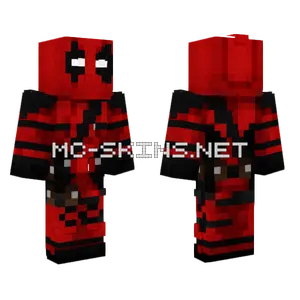 Deadpool Original Skin Minecraft skin