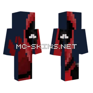 Deadpool Pixel Art Practice Minecraft skin