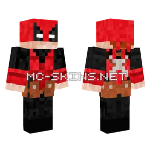 Deadpool Pulp Skin Minecraft skin