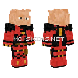 Deadpool Unmasked Minecraft skin