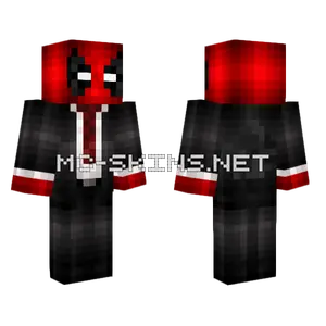 Deadpool W Suit Minecraft skin