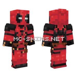 Deadpool Wolverine Minecraft skin