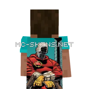 Deadshot cape, outside and lining