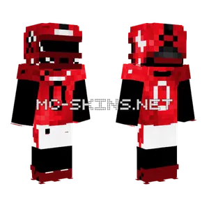 Deadzone Red Minecraft skin