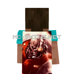 Deathlok cape, outside and lining